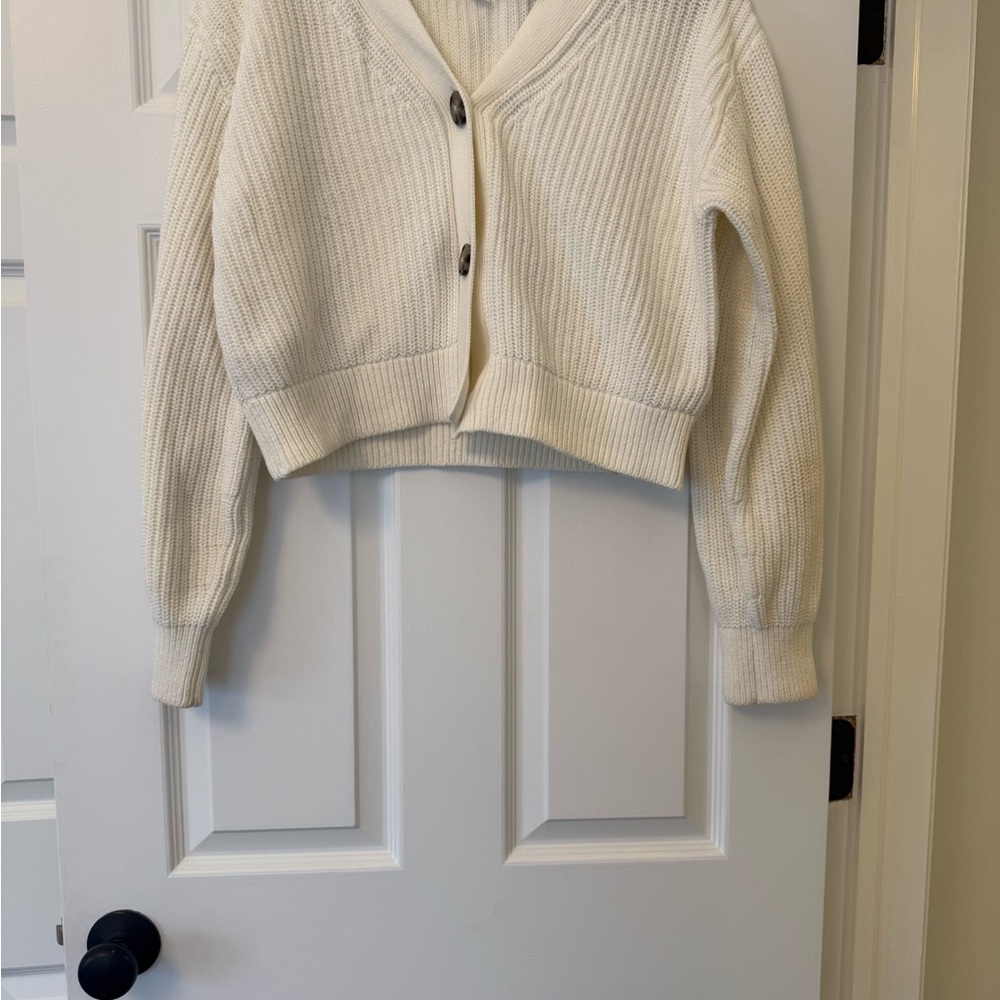 H&M Cream Knit Cardigan